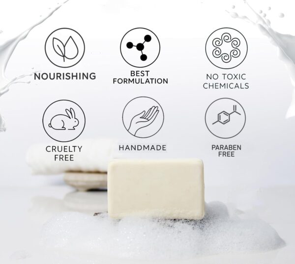 Premium Handmade Donkey Milk Soap – 100g (Pack of 3)