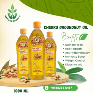 Chekku GroundNut Oil | Cold Pressed - 1L