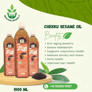 Chekku Sesame Oil | Cold Pressed - 1L