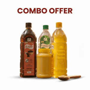 Coconut Sesame GroundNut Oil 1L | Ghee 500ML | Briyani Rice 1KG