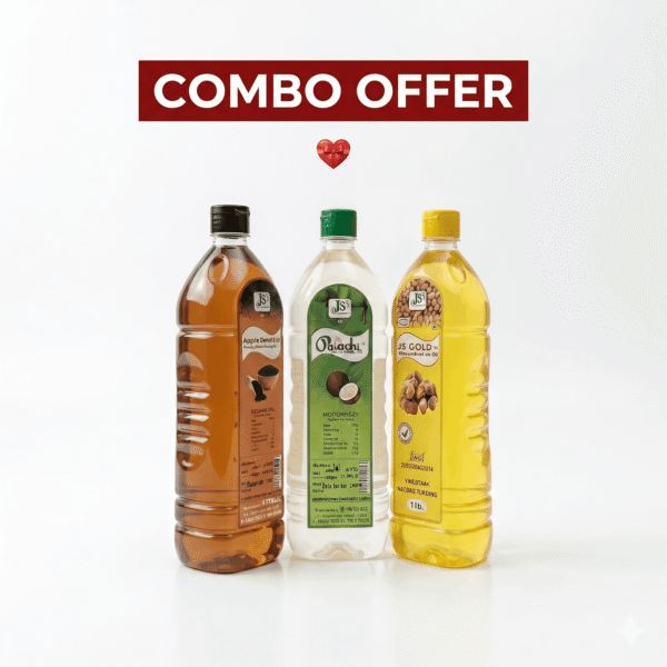 Coconut oil -1L Grounut oil-1L Seasame oil-1L
