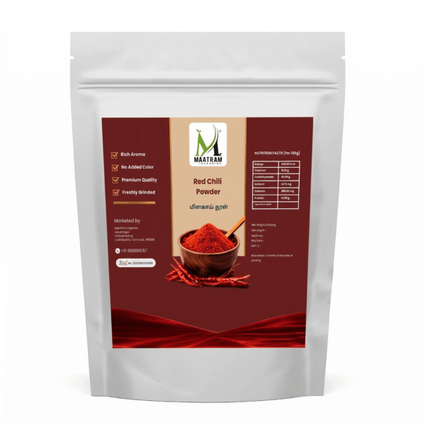 Maatram Organics | Premium Red Chili Powder -250g